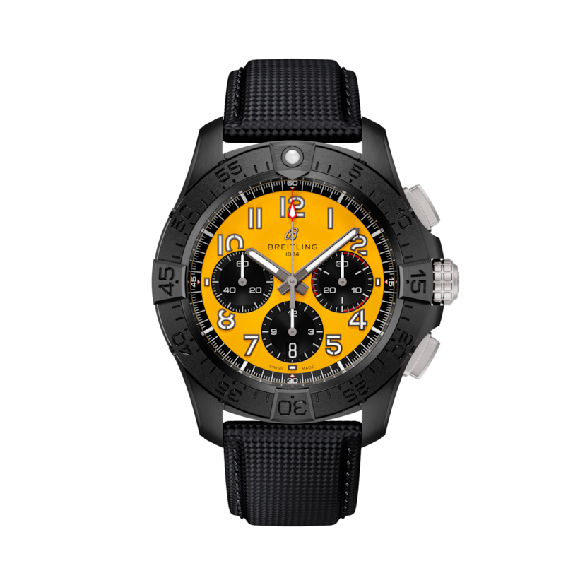 Avenger B01 Chronograph 44 Night Mission Yellow | VDIALCOLOR9999 dial, SB0147101I1X2