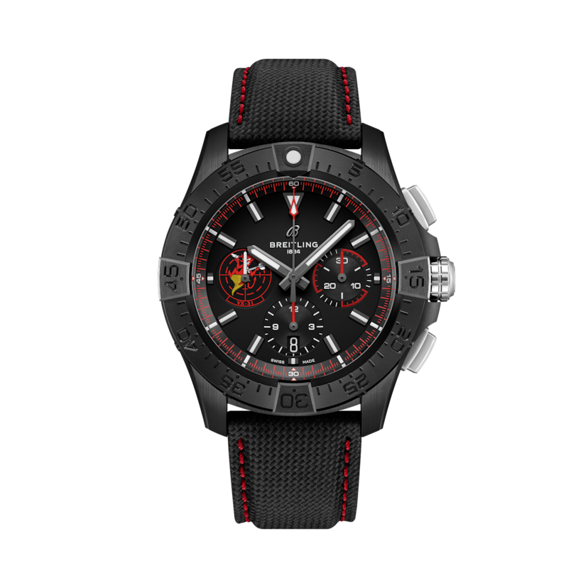 Avenger B01 Chronograph 44 Night Mission Dust Devils Black | V-DIAL-COLOR-5686 dial, SB01473A1B1X1
