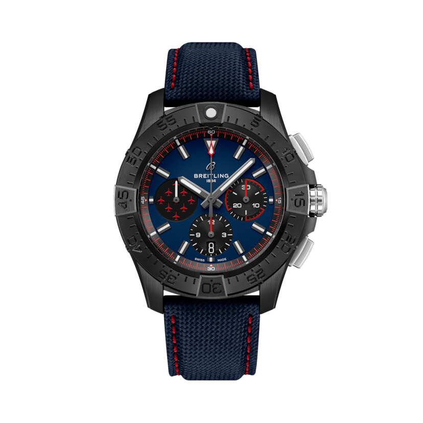 Avenger B01 Chronograph 44 Night Mission Red Arrows Blue | V-DIAL-COLOR-5714 dial, SB01475A1C1X1