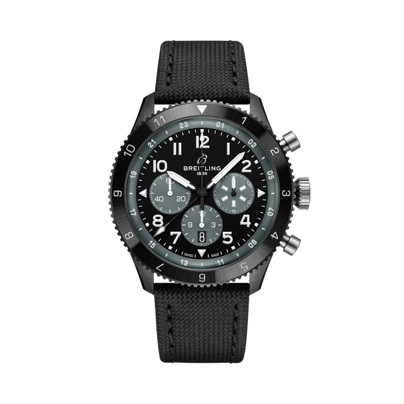 Super AVI B04 Chronograph GMT 46 Mosquito Night Fighter Black | V-DIAL-COLOR-5686 dial, SB04451A1B1X1
