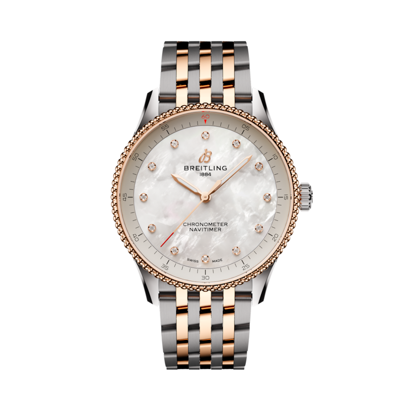 Navitimer 32, reference U77320E61A1U1. Link to product details.