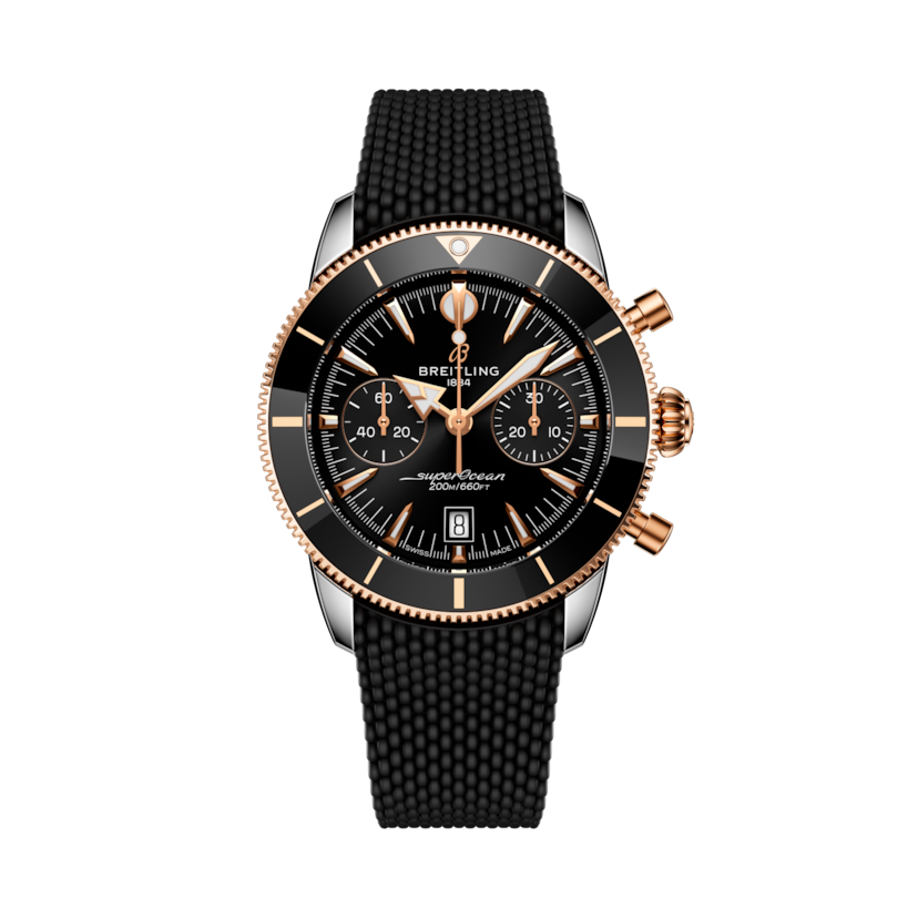 スーパーオーシャン ヘリテージ B01 クロノグラフ 42 ブラック | V-DIAL-COLOR-5686 dial, UB0156H11B1S1