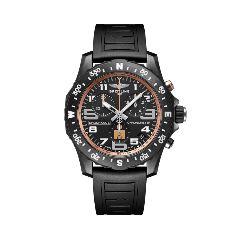 Endurance Pro 44 IRONMAN® Finisher Black | V-DIAL-COLOR-5686 dial, X823101B1B1S1
