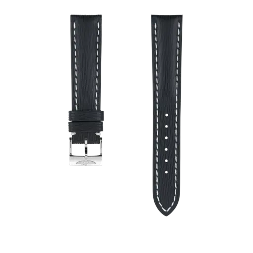 Blaues Sahara-Kalbslederarmband 215X