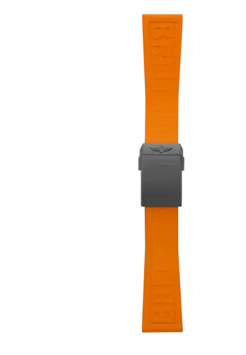 Orangefarbenes TwinPro-Gummiarmband 241S