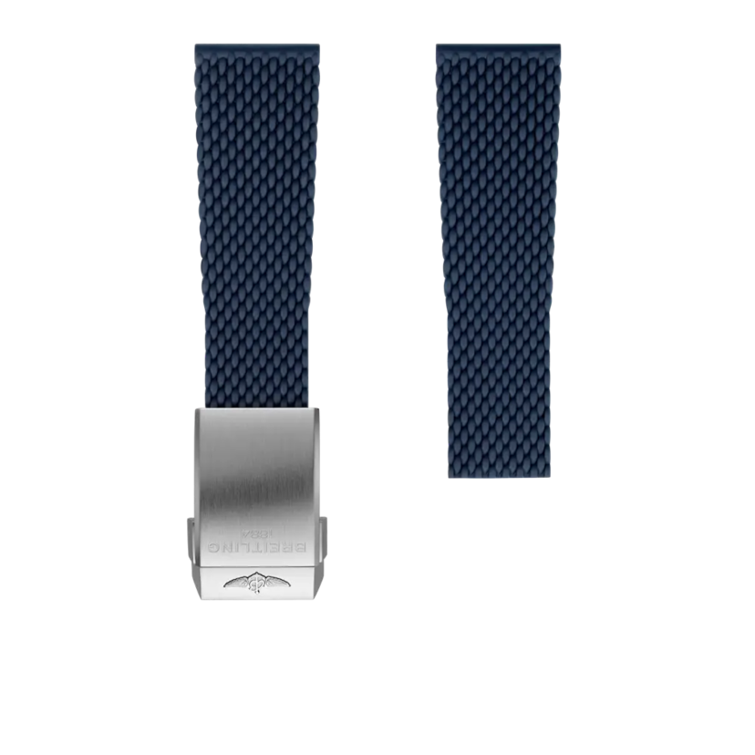Blue mesh rubber strap - 276S - image 1