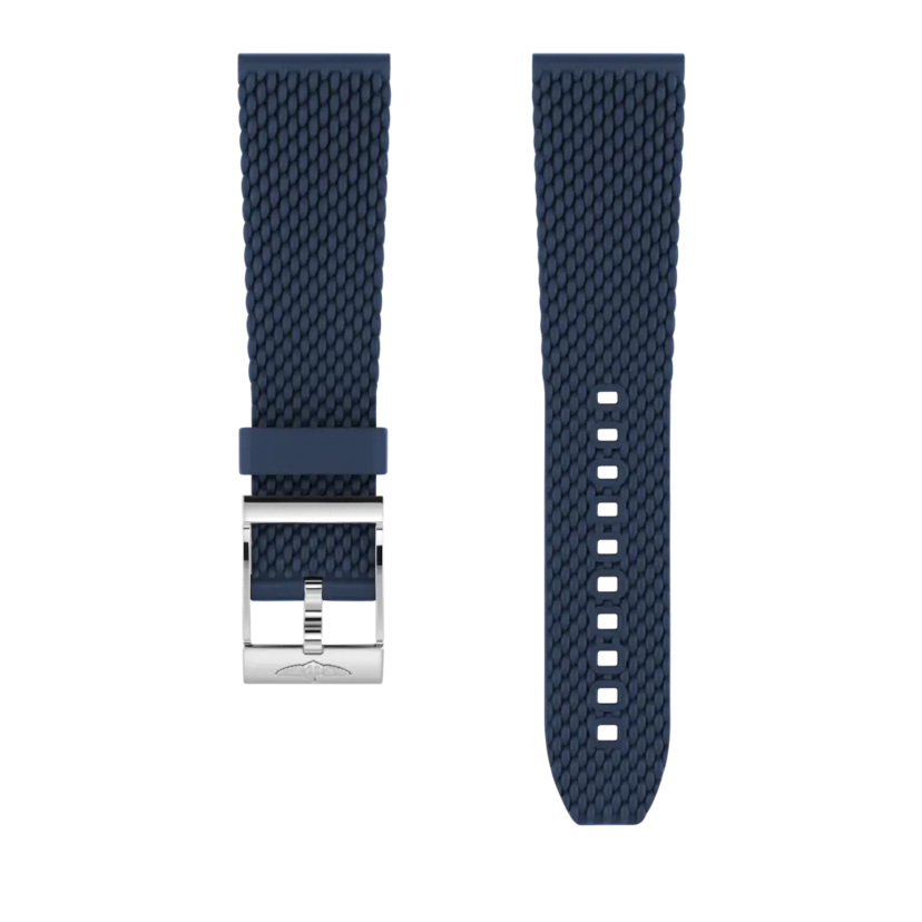 Blue mesh rubber strap - 277S - image 1