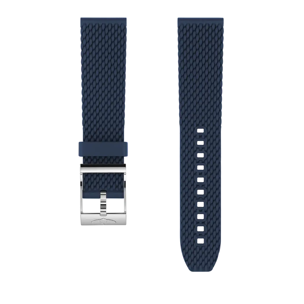Blue mesh rubber strap - 280S - image 1