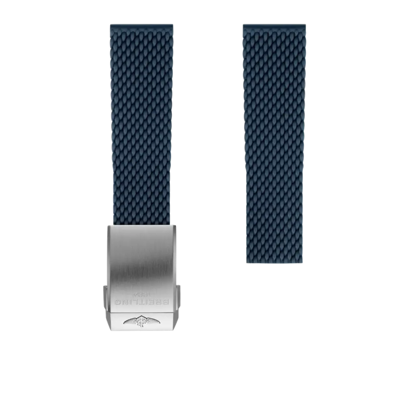 Blue mesh rubber strap - 281S - image 1