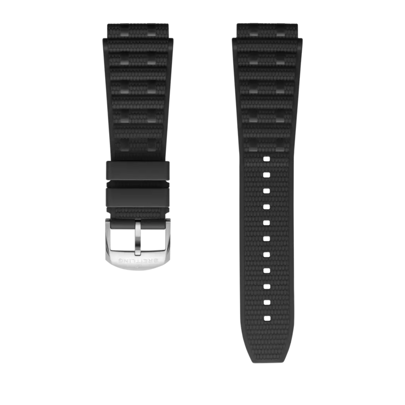 Black Rouleaux rubber strap - 300S - image 1