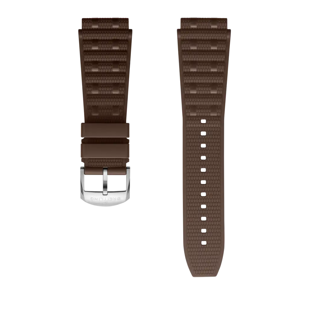 Brown Rouleaux rubber strap - 302S - image 1