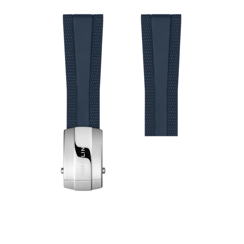 Blue rubber strap - 316S - image 1