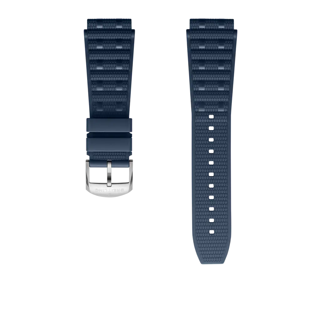 Blue Rouleaux rubber strap - 320S - image 1