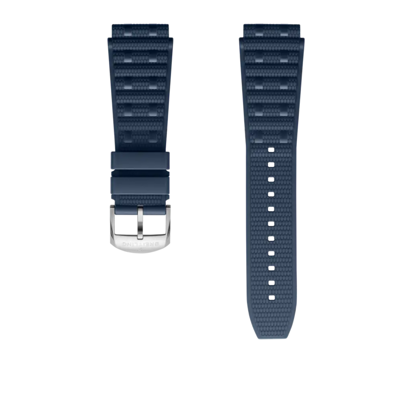 Blue Rouleaux rubber strap - 320SS - image 1