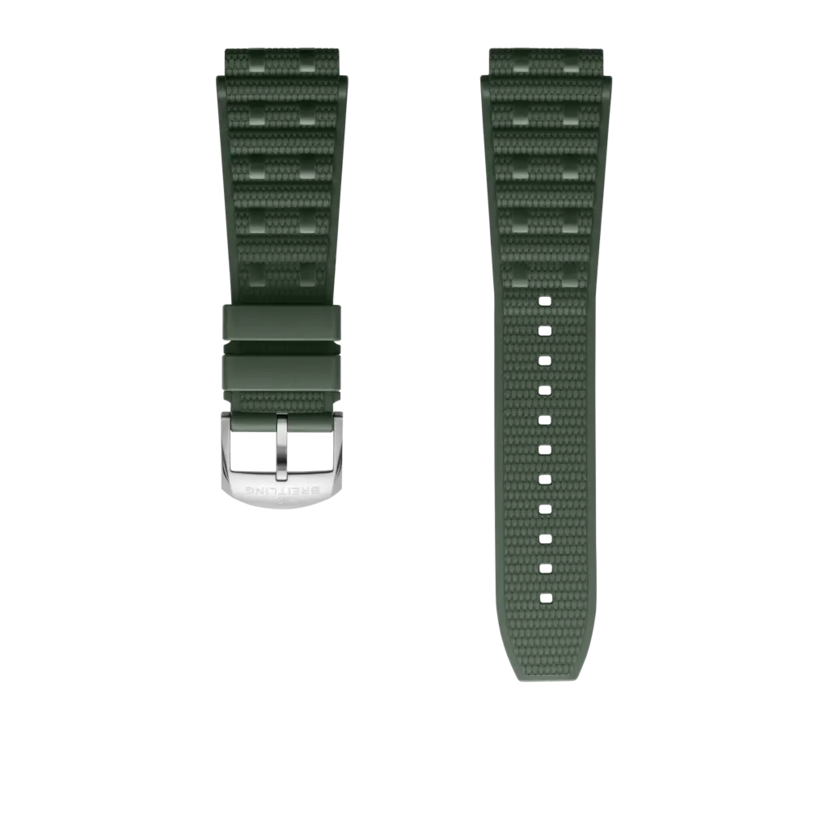 Green Rouleaux rubber strap - 321S - image 1