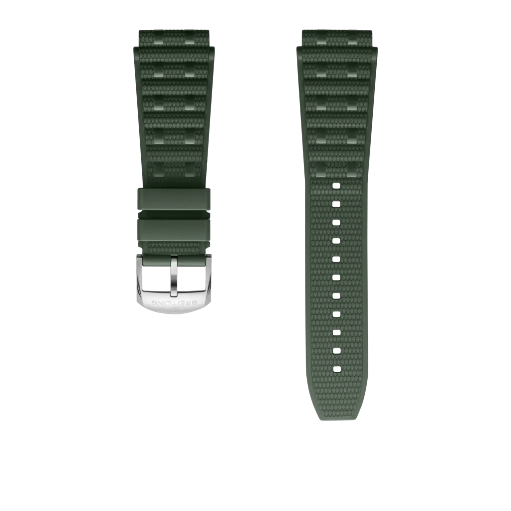 Green Rouleaux rubber strap - 321S - image 1