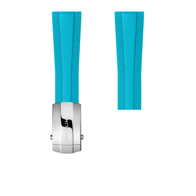 Turquoise Diver Pro rubber strap - 329S - image 1