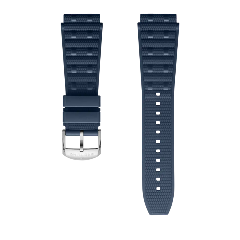 Blue Rouleaux rubber strap - 344S - image 1