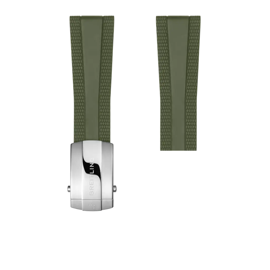 Green rubber strap - 362S - image 1