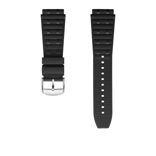 Black Rouleaux rubber strap 372S