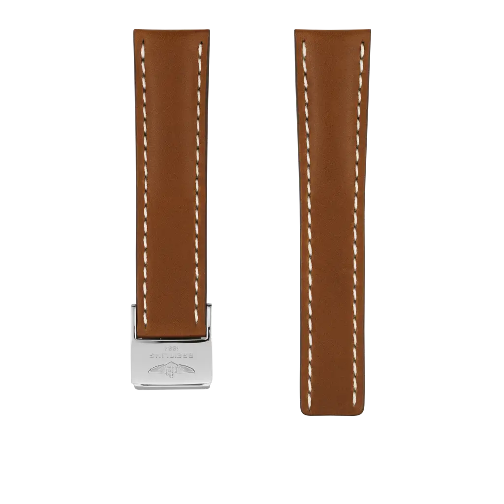 Gold novo nappa calfskin leather strap - 434X - image 1