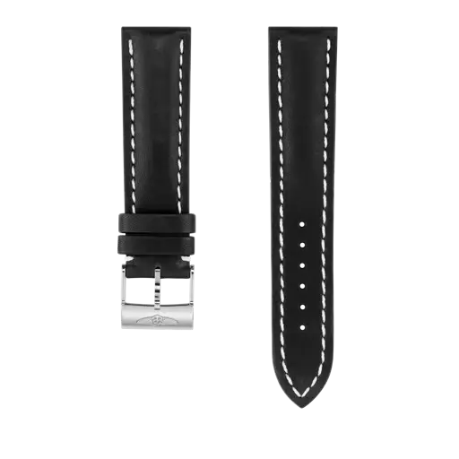 Correa de piel de becerro Novonappa negra 435X