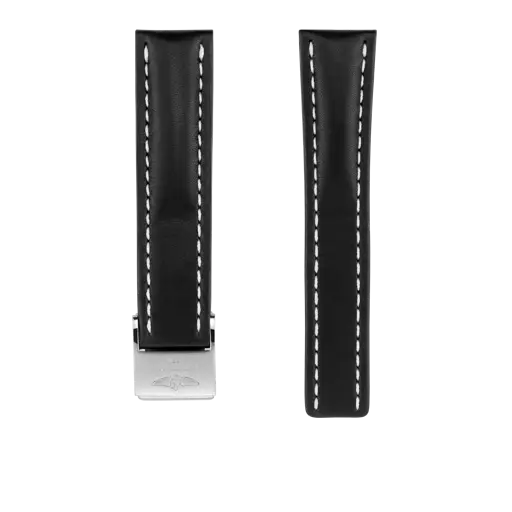 Schwarzes Novonappa-Kalbslederarmband 436X