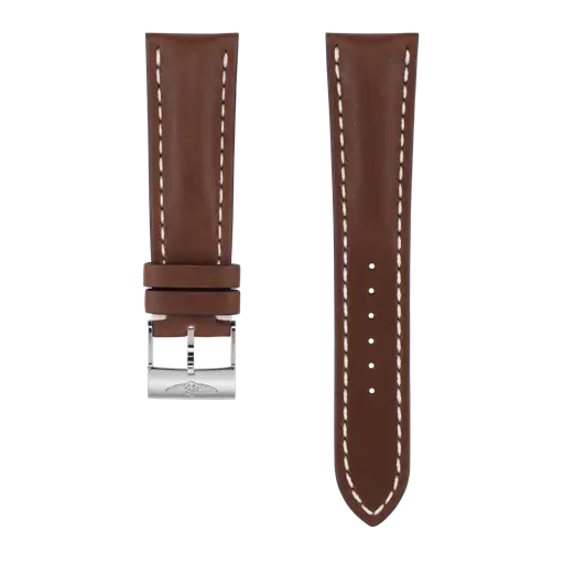 Braunes Novonappa-Kalbslederarmband 443X