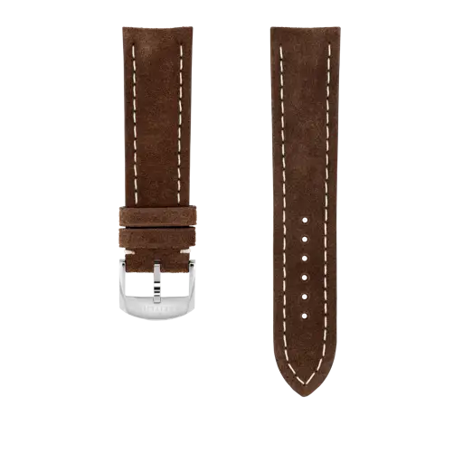 Correa de piel de becerro Nubuck marrón 499X