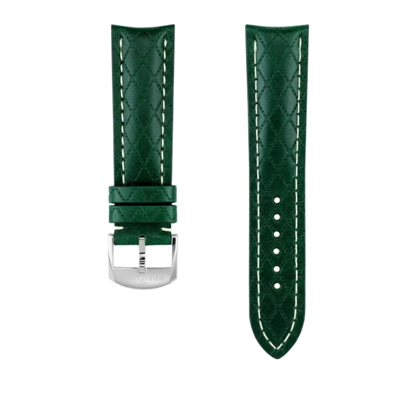 Green calfskin leather strap - 509XL - image 1
