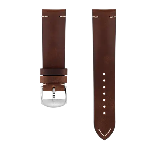 Correa de piel de becerro Drakkar marrón 515X
