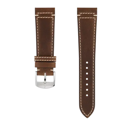 Correa de piel de becerro Drakkar marrón 535X