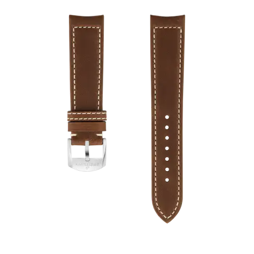 Correa de piel de becerro Drakkar marrón 538X