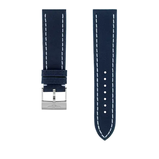 Blaues Militär-Kalbslederarmband 636X