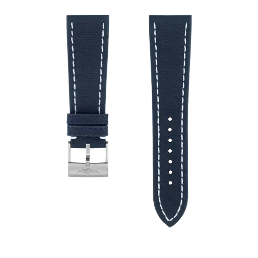 Blaues Militär-Kalbslederarmband 637X