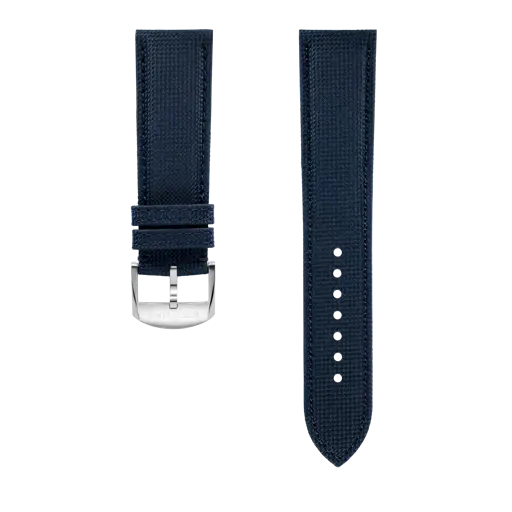 Blue military calfskin leather strap 656X