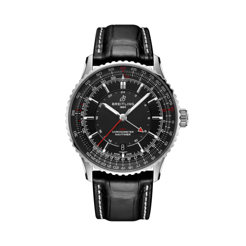 ナビタイマー オートマチック GMT 41、リファレンス A32310251B1P1。 商品詳細ページへのリンク。