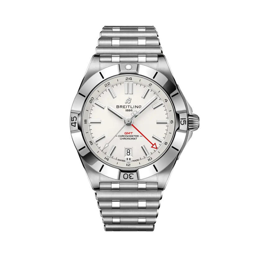 Chronomat Automatic GMT 40, reference A32398101A1A1. Link to product details.