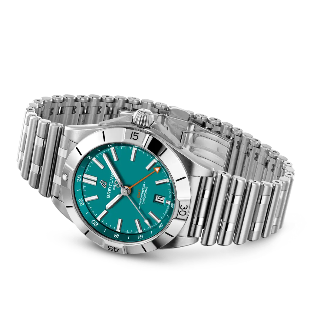 Chronomat Automatic GMT 40 NFL Miami Dolphins Edition - A32398B11L1A1 - image 3