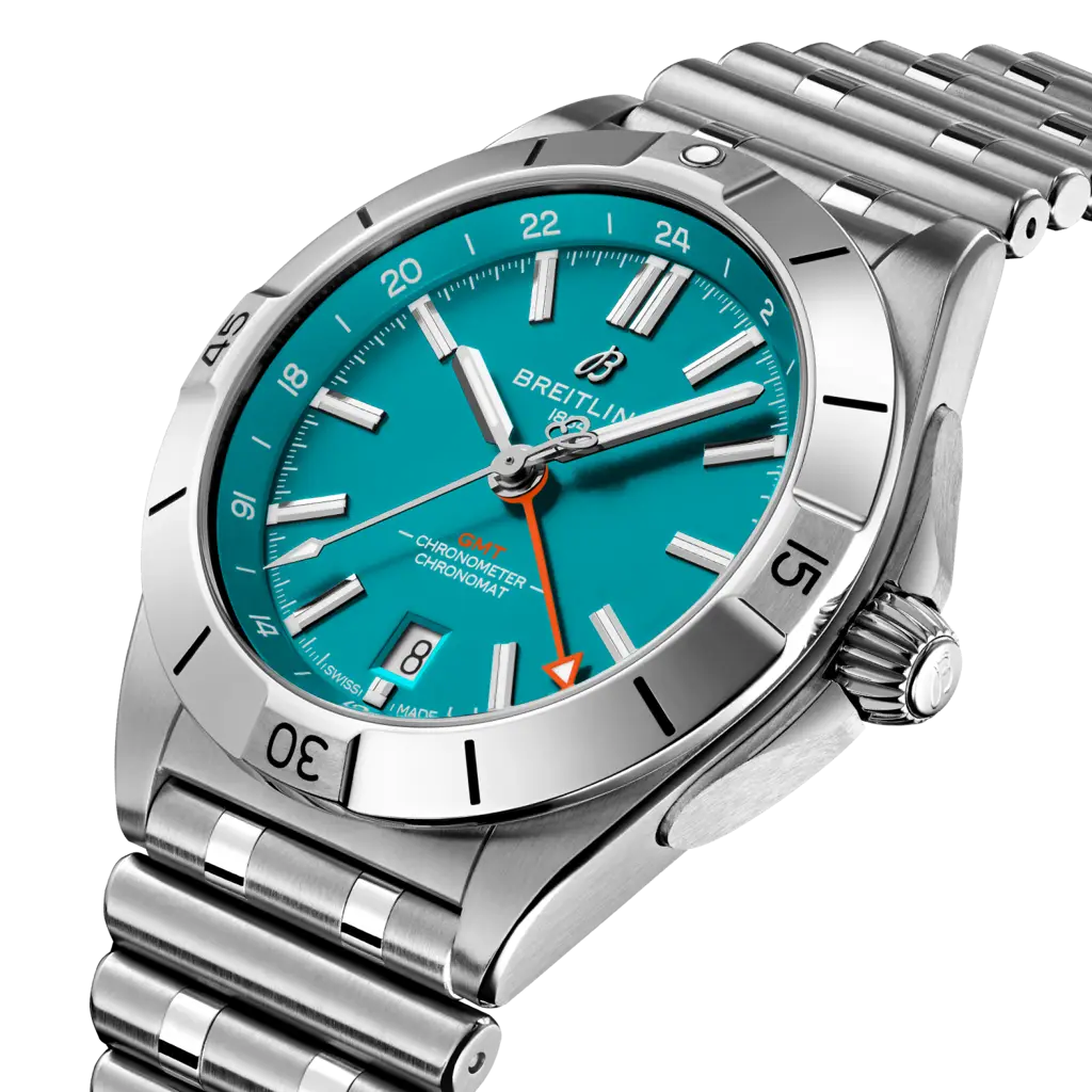 Chronomat Automatic GMT 40 NFL Miami Dolphins Edition - A32398B11L1A1 - image 2