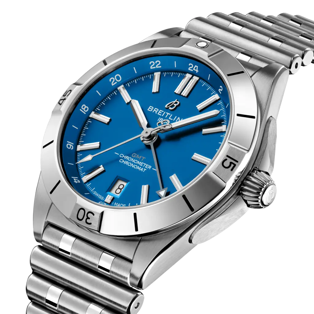 Chronomat Automatic GMT 40 NFL Detroit Lions Edition - A32398B31C1A1