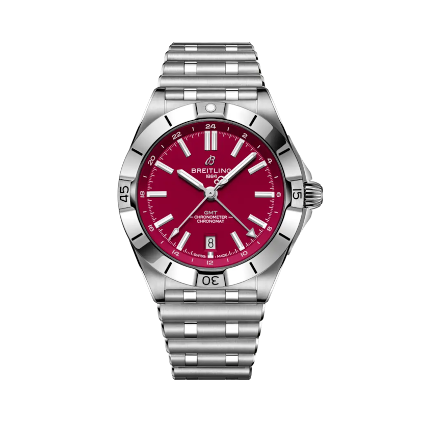 Chronomat Automatic GMT 40 NFL Arizona Cardinals Edition, reference A32398D91K1A1. Link to product details.