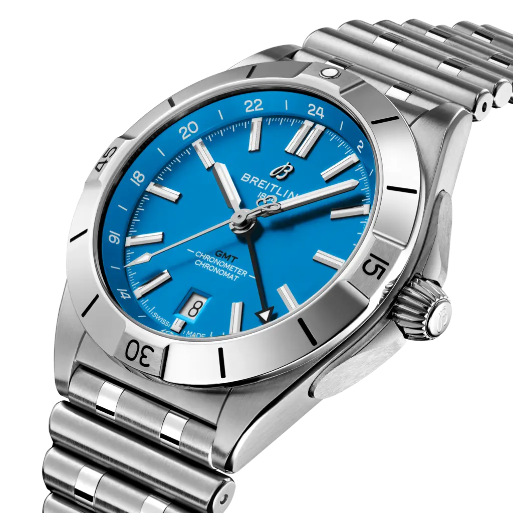 Chronomat Automatic GMT 40 NFL Carolina Panthers Edition - A32398E11C1A1