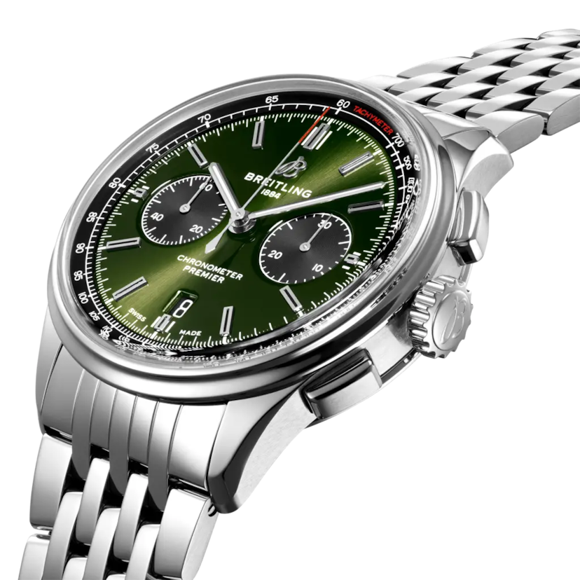 Premier B01 Chronograph 42 Bentley British Racing Green - AB0118A11L1A1 - image 2