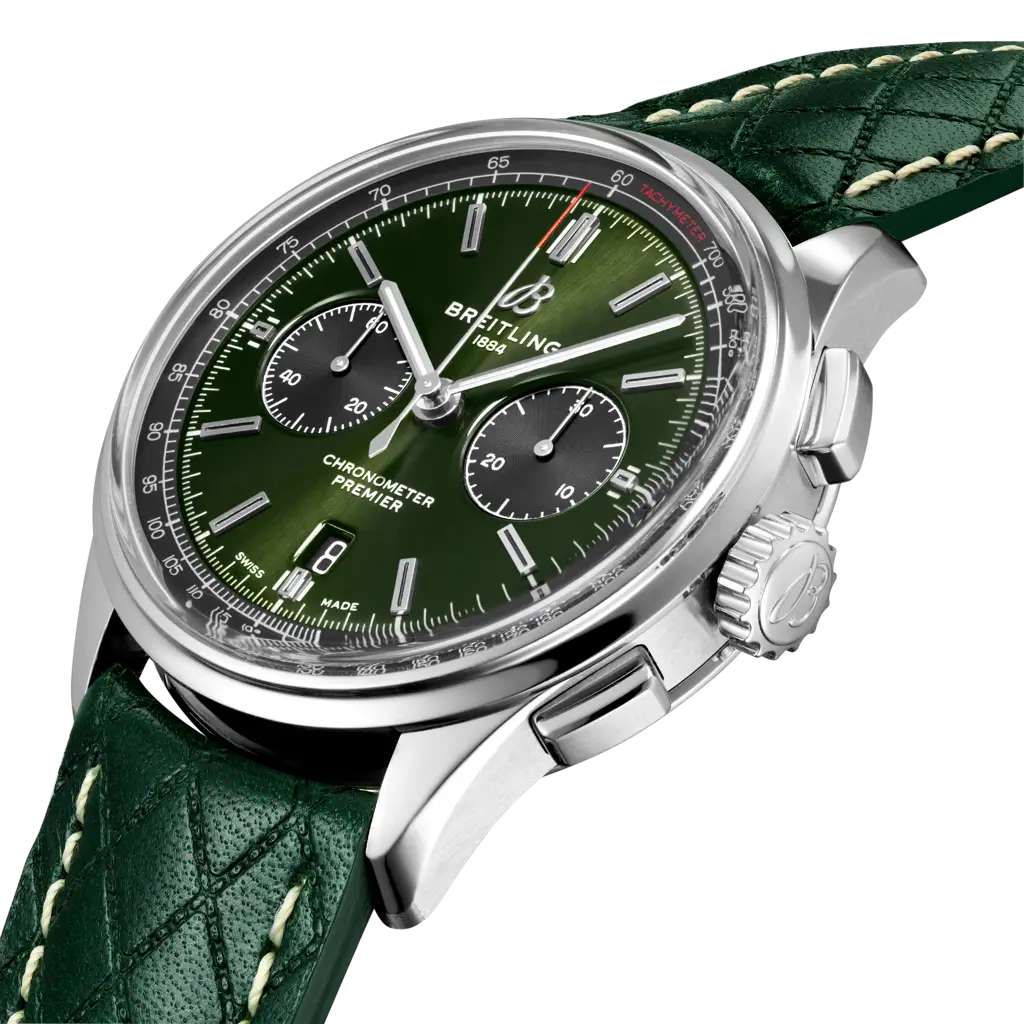 Premier B01 Chronograph 42 Bentley British Racing Green - AB0118A11L1X1