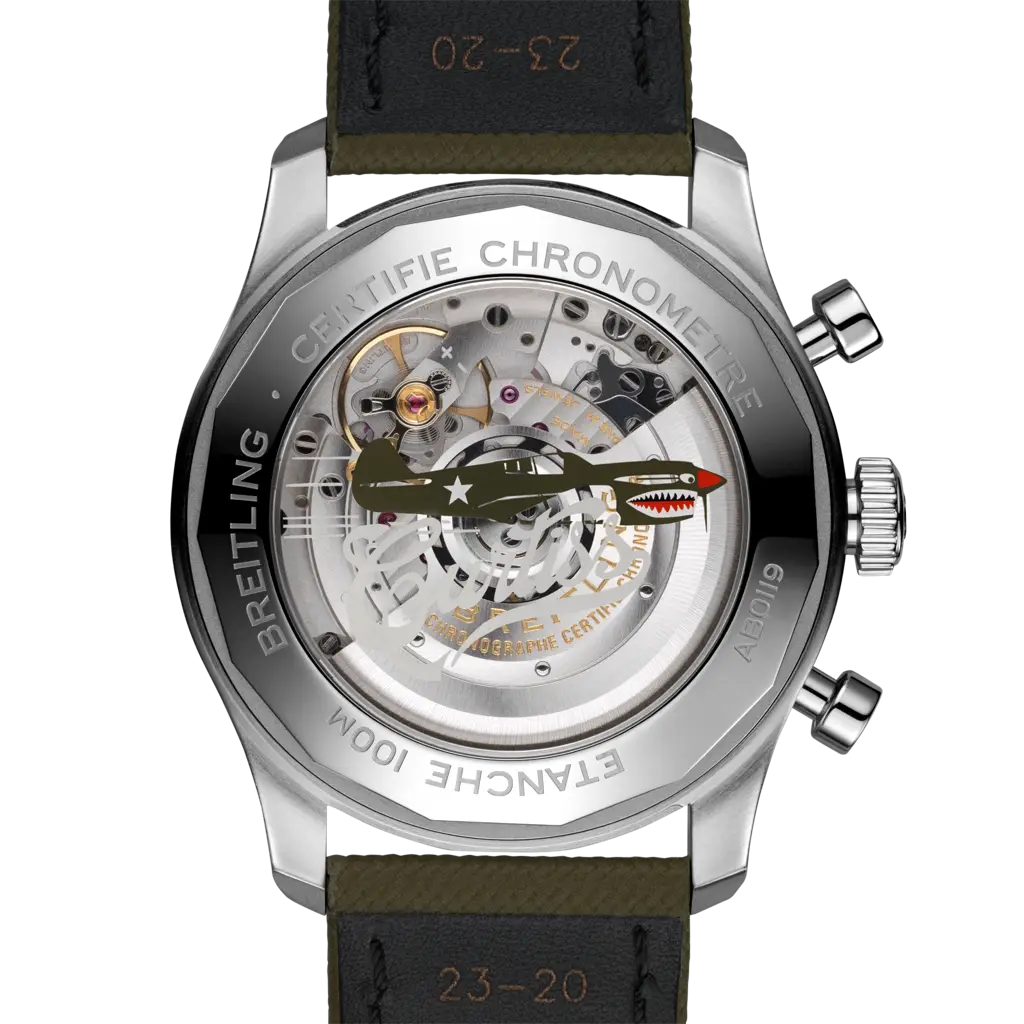 Aviator 8 B01 Chronograph 43 Curtiss Warhawk - AB01192A1L1X1 - image 4