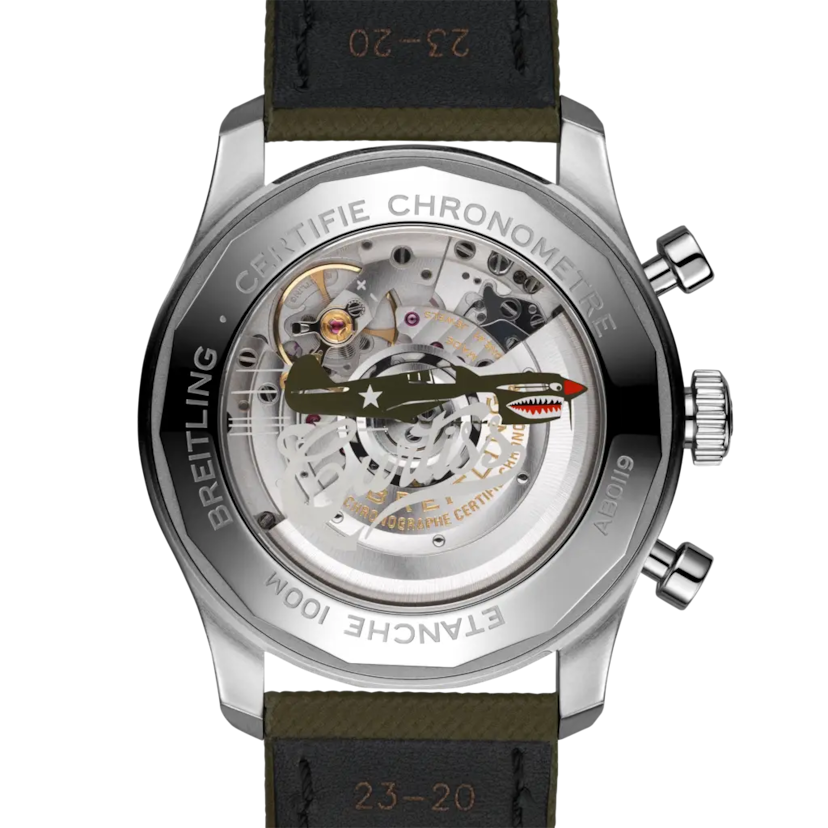 Aviator 8 B01 Chronograph 43 Curtiss Warhawk - AB01192A1L1X1 - image 4
