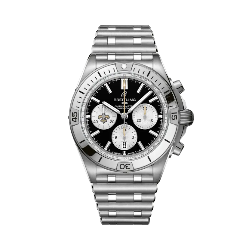 Chronomat B01 42 NFL New Orleans Saints Edition - AB01342B1B4A1 - image 1