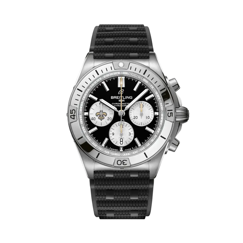 Chronomat B01 42 NFL New Orleans Saints Edition AB01342B1B4S1