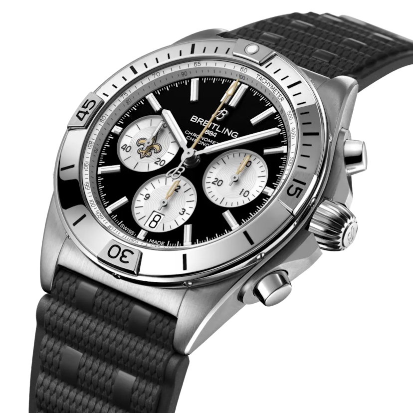 Chronomat B01 42 NFL New Orleans Saints Edition - AB01342B1B4S1 - image 2